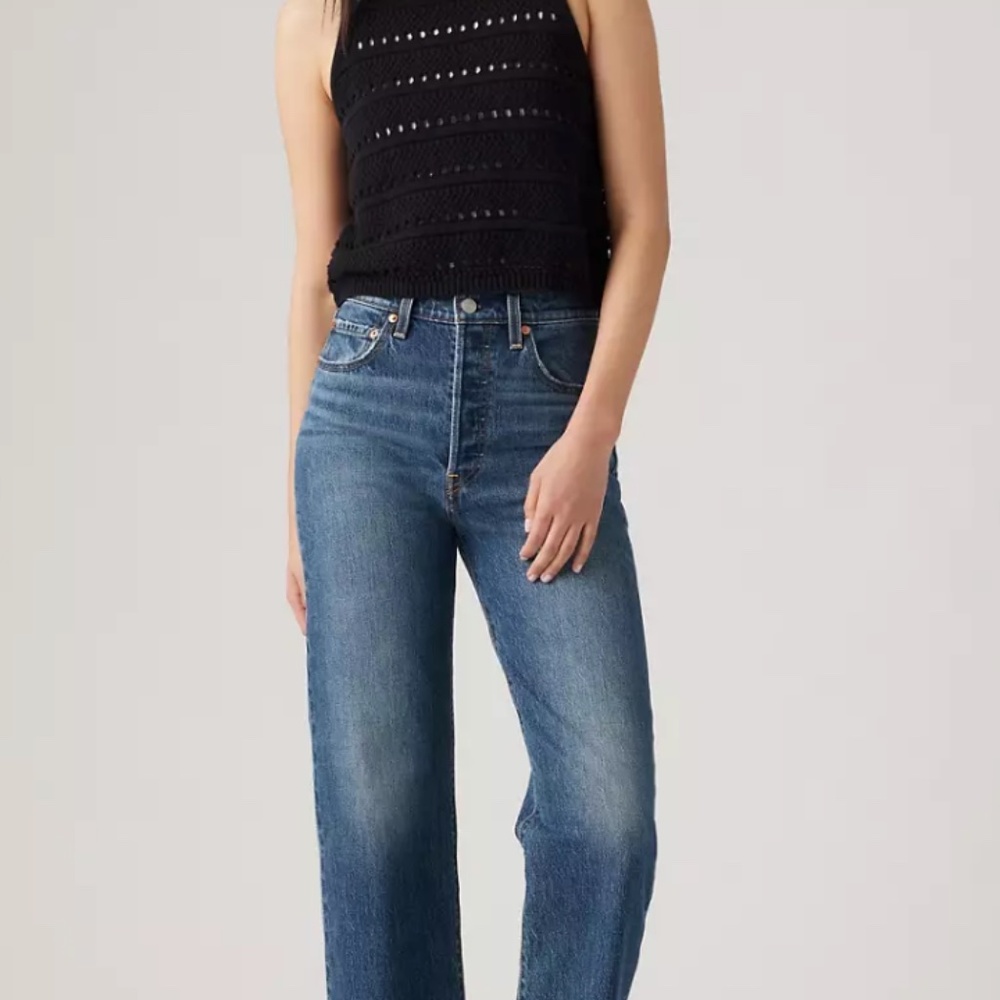 Levi's Ribcage Straight Ankle in On My Honor